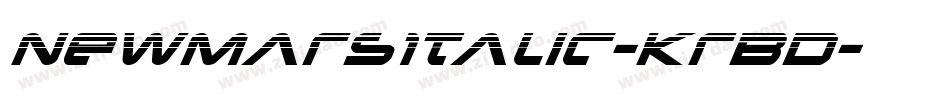 NewMarsItalic-KrBD字体转换