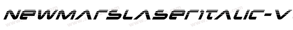 NewMarsLaserItalic-vw3D字体转换