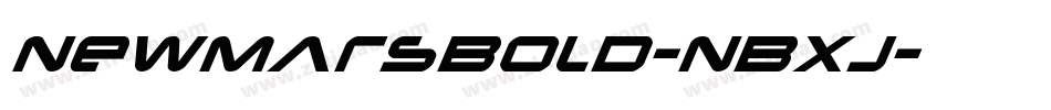 NewMarsBold-nBxJ字体转换