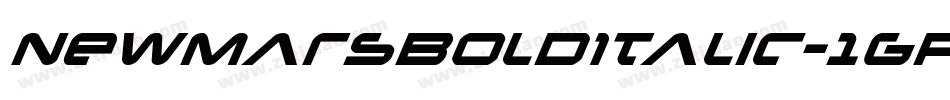 NewMarsBoldItalic-1gP4字体转换