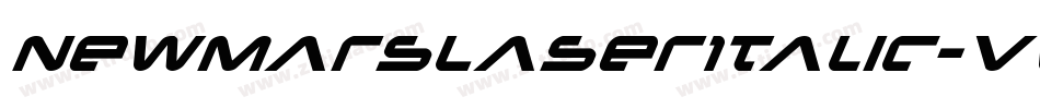 NewMarsLaserItalic-vw3D字体转换