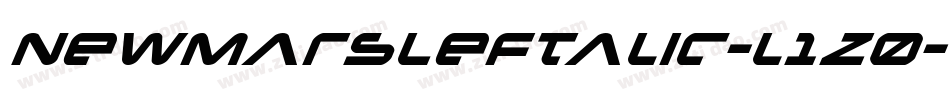 NewMarsLeftalic-l1Z0字体转换