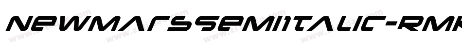 NewMarsSemiItalic-RmK6字体转换