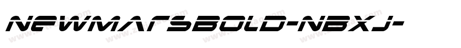 NewMarsBold-nBxJ字体转换