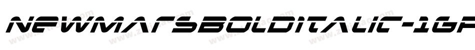 NewMarsBoldItalic-1gP4字体转换