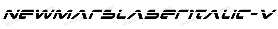 NewMarsLaserItalic-vw3D字体转换