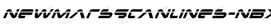 NewMarsScanlines-nBx0字体转换