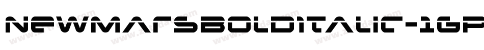 NewMarsBoldItalic-1gP4字体转换