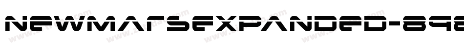 NewMarsExpanded-898B字体转换