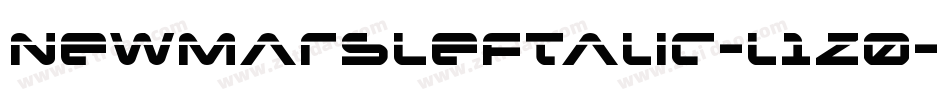 NewMarsLeftalic-l1Z0字体转换