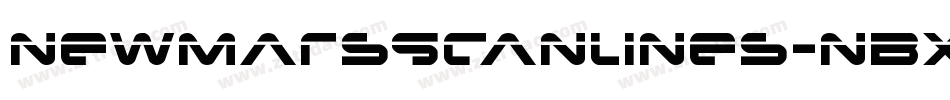 NewMarsScanlines-nBx0字体转换