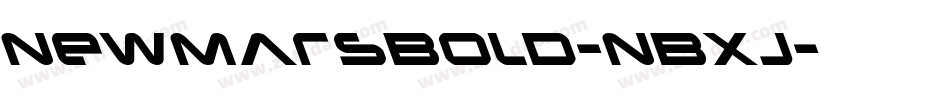 NewMarsBold-nBxJ字体转换
