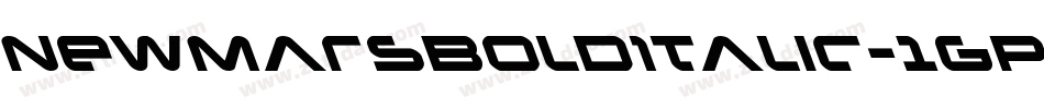 NewMarsBoldItalic-1gP4字体转换