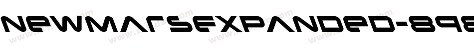NewMarsExpanded-898B字体转换