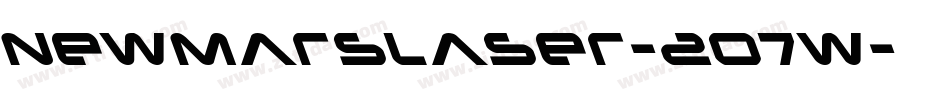 NewMarsLaser-2o7w字体转换