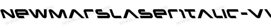 NewMarsLaserItalic-vw3D字体转换