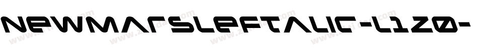 NewMarsLeftalic-l1Z0字体转换