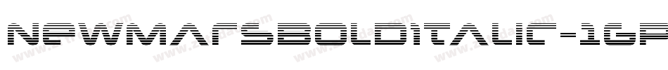 NewMarsBoldItalic-1gP4字体转换