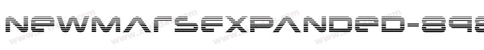 NewMarsExpanded-898B字体转换