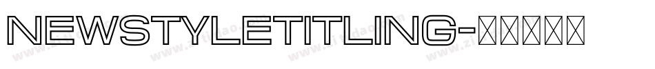 NewStyleTitling字体转换