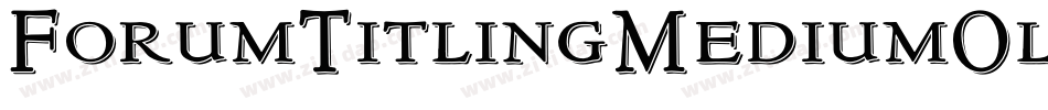 ForumTitlingMediumOldStyleFigs字体转换