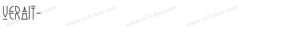VeraIt字体转换
