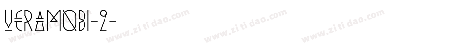 VeraMoBI-2字体转换