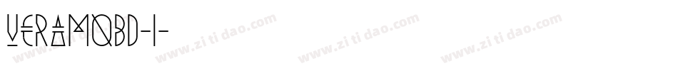 VeraMoBd-1字体转换