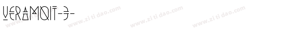 VeraMoIt-3字体转换