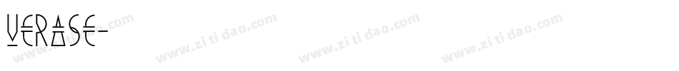 VeraSe字体转换