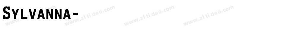 Sylvanna字体转换