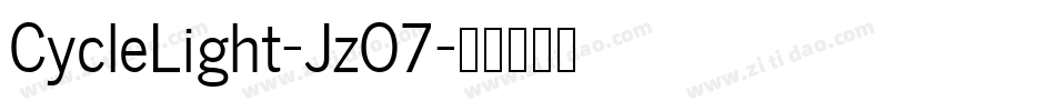 CycleLight-JzO7字体转换