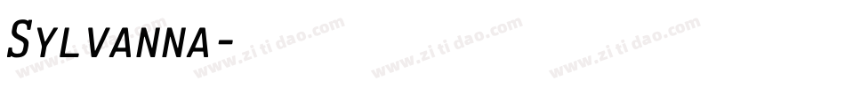 Sylvanna字体转换