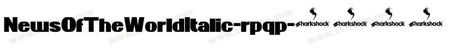 NewsOfTheWorldItalic-rpqp字体转换