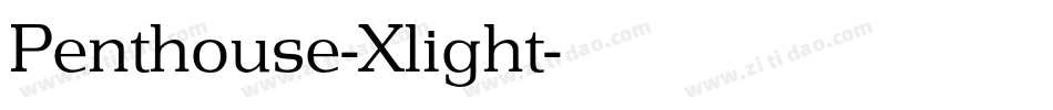 Penthouse-Xlight字体转换