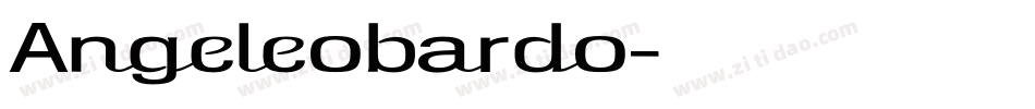 Angeleobardo字体转换