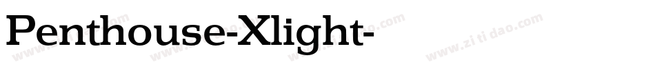Penthouse-Xlight字体转换