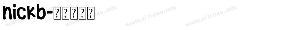 nickb字体转换