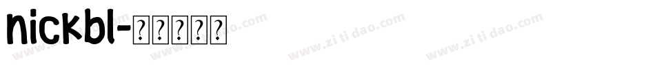 nickbl字体转换