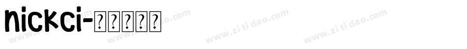 nickci字体转换