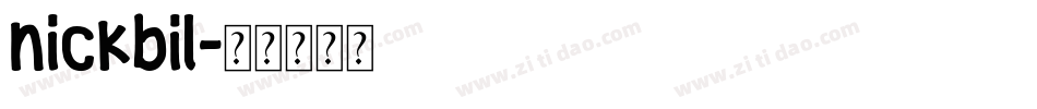 nickbil字体转换