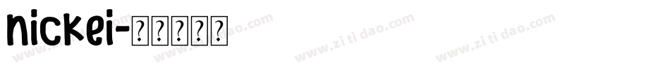 nickei字体转换