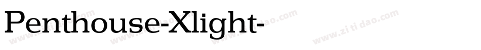 Penthouse-Xlight字体转换