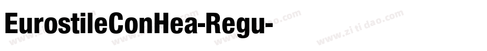 EurostileConHea-Regu字体转换
