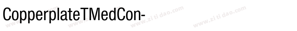 CopperplateTMedCon字体转换