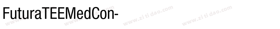 FuturaTEEMedCon字体转换