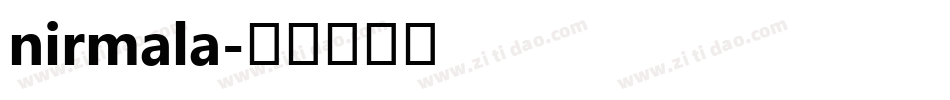 nirmala字体转换
