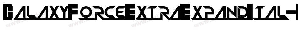 GalaxyForceExtraExpandItal-BJ1n字体转换