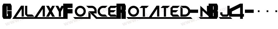 GalaxyForceRotated-nBj4字体转换