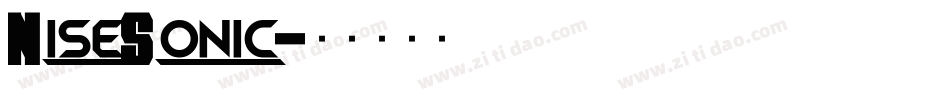 NiseSonic字体转换